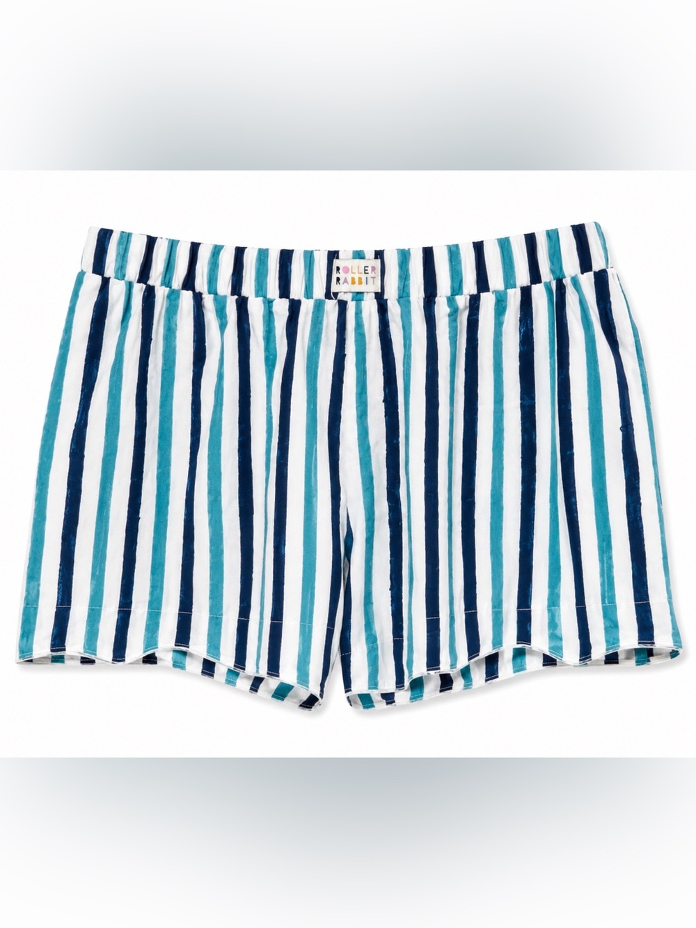 Roller Rabbit x Target Multi Stripe Poplin Boxer Shorts Blue - Size XL